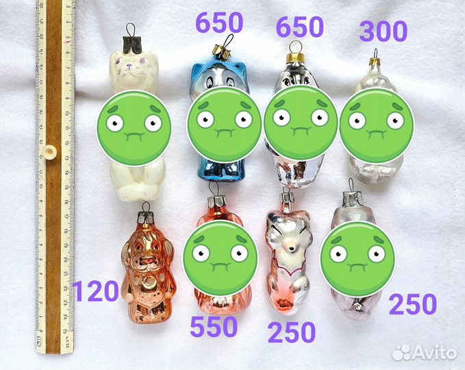 Елочные игрушки СССР, ГДР и прочие 18