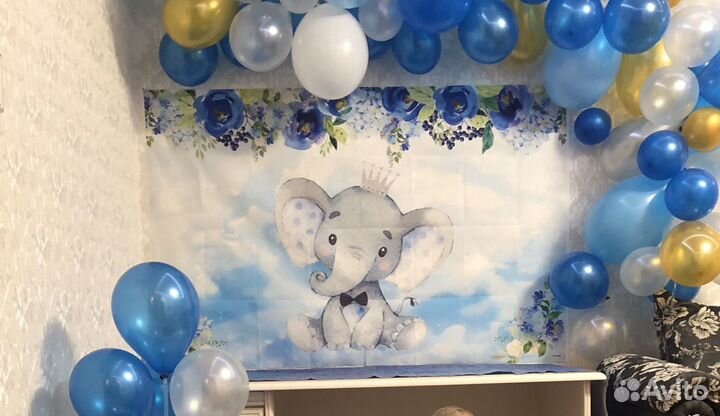 Фон Allenjoy для фотосъемки с изображением слона