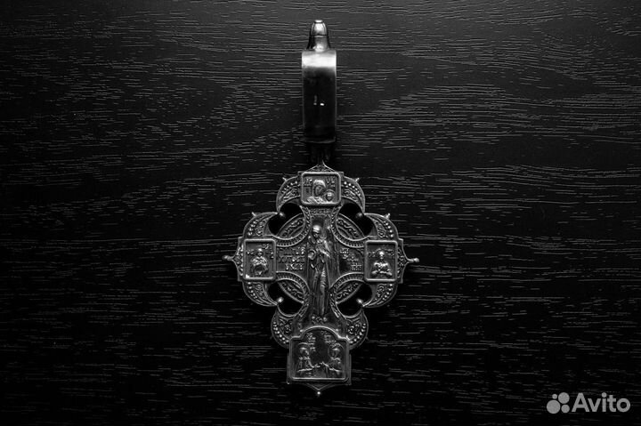 Крест из серебра (925) - Распятие с предстоящими