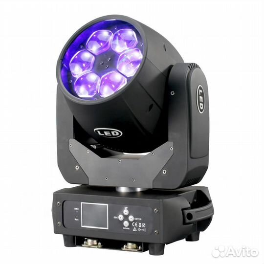 Вращающаяся голова Led Wash beam B-EYE 6*40 rgbw