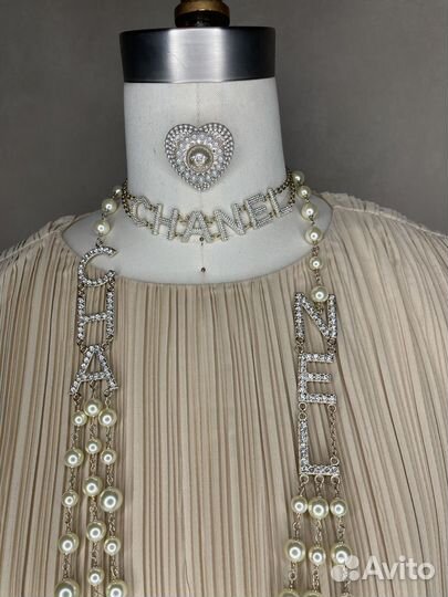 Колье чокер Chanel