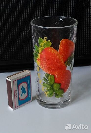 Стаканы с рисунком, 6 штук, стекло, 220 мл