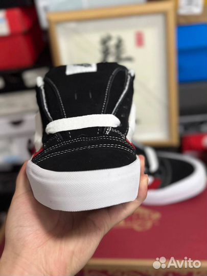 Кеды Vans Knu Skool Premium Black red