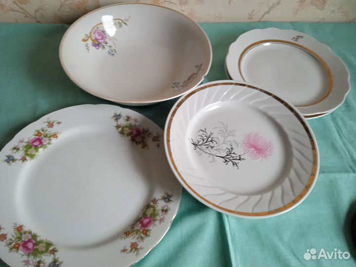 Тарелки времен СССР (разные)