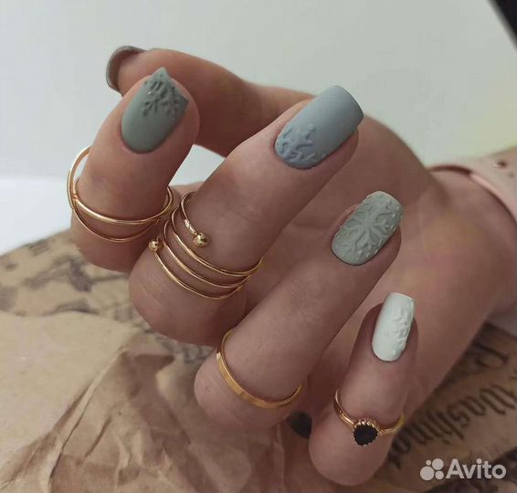 Маникюр гель-лак+дизайн