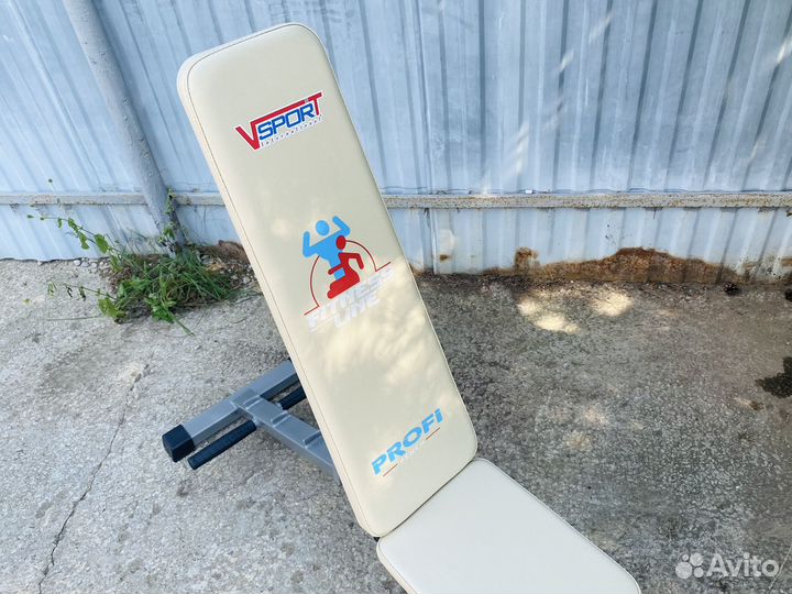 Скамья для жима и пресса силовая профи profi