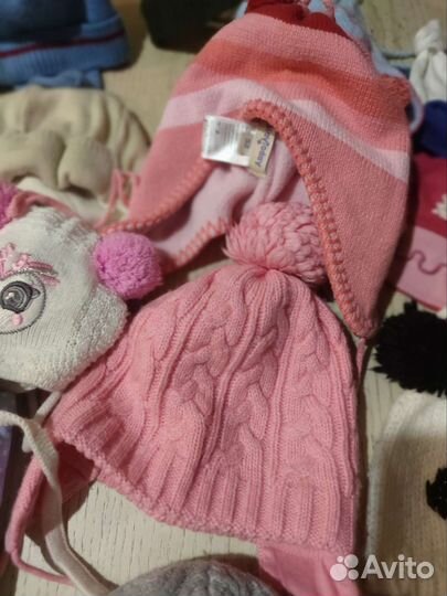 Мешок детских шапок