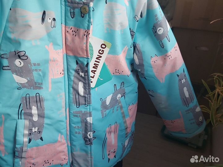 Зимний комбинезон для девочки 104