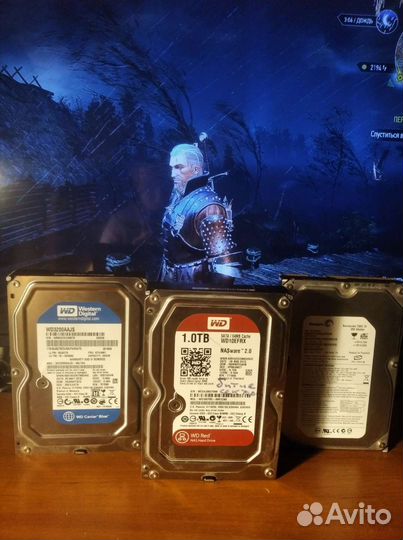 Жесткие диски 250gb-1000gb