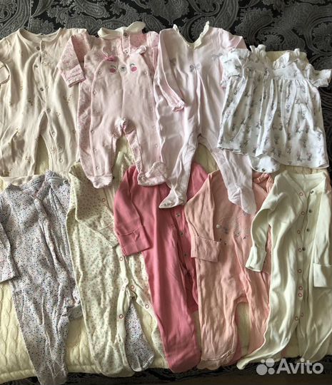 Большой пакет вещей на девочку