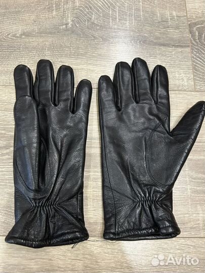 Перчатки женские кожаные новые