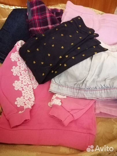 Брендовые вещи пакетом для девочки 92 98