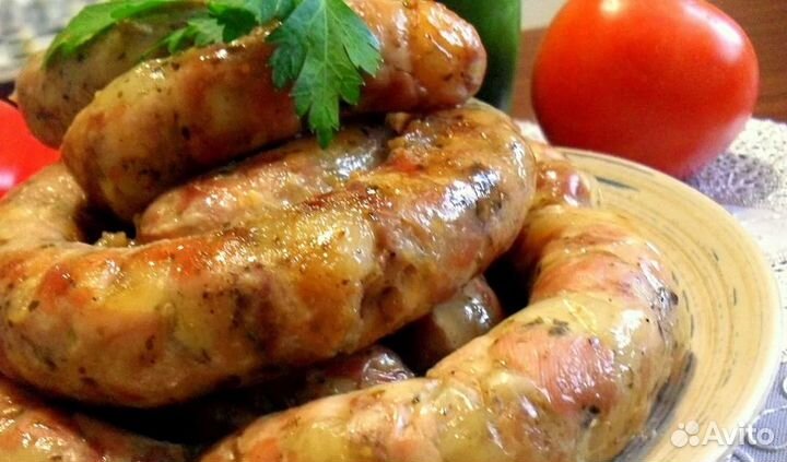 Колбаски домашние, домашняя еда с доставкой