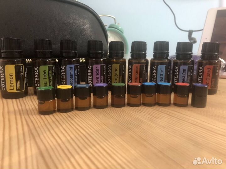 Эфирные масла doterra - мини-набор (по 1 мл)