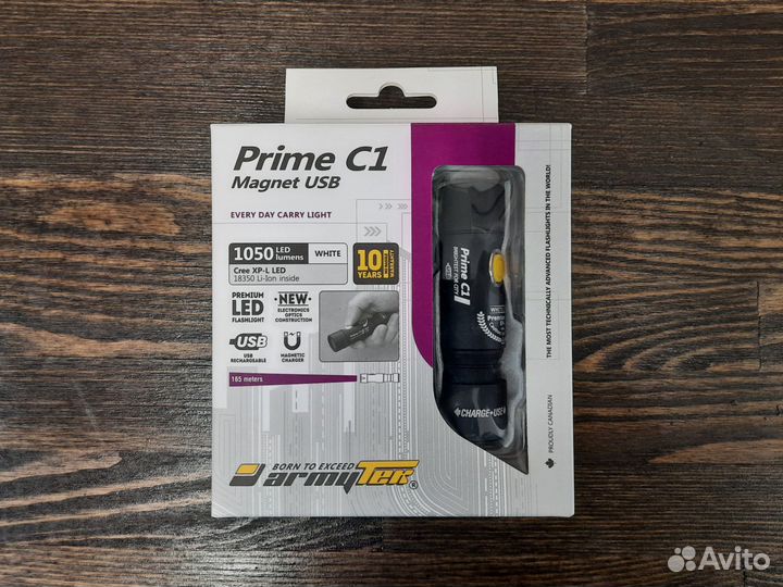 Фонарь Armytek Prime C1 Magnet USB новый