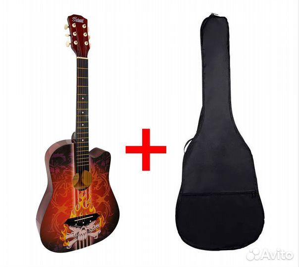 Гитара с чехлом