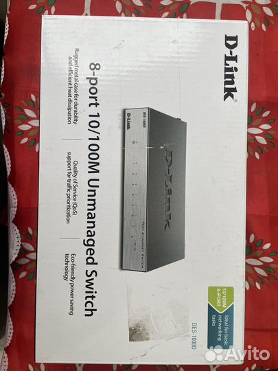D-Lihk 8-poht 10/100