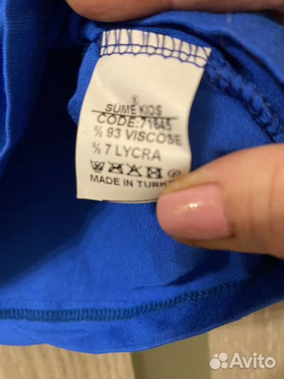 Лонгслив новый для девочки, Турция, р. 140