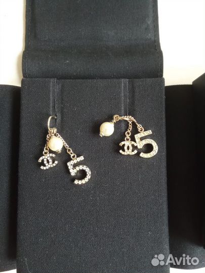 Серьги Chanel оригинал