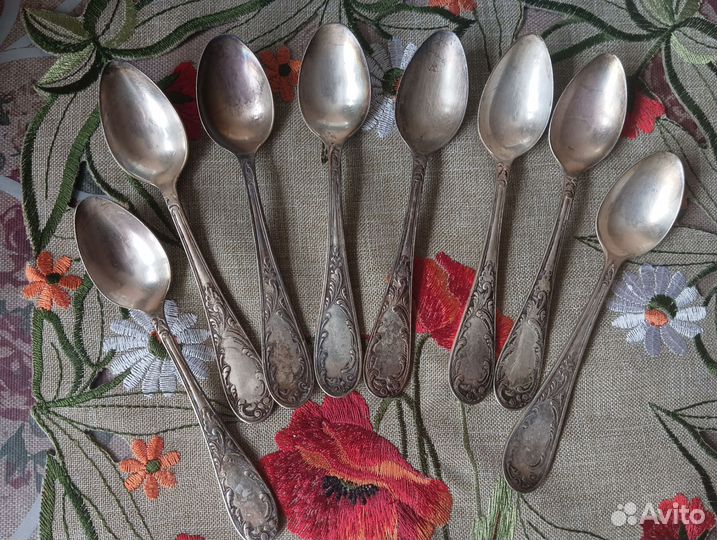 Ложки чайные мельхиоровые СССР