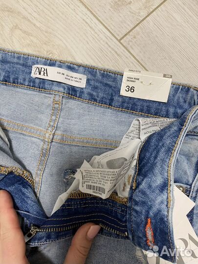 Джинсы zara 36 новые