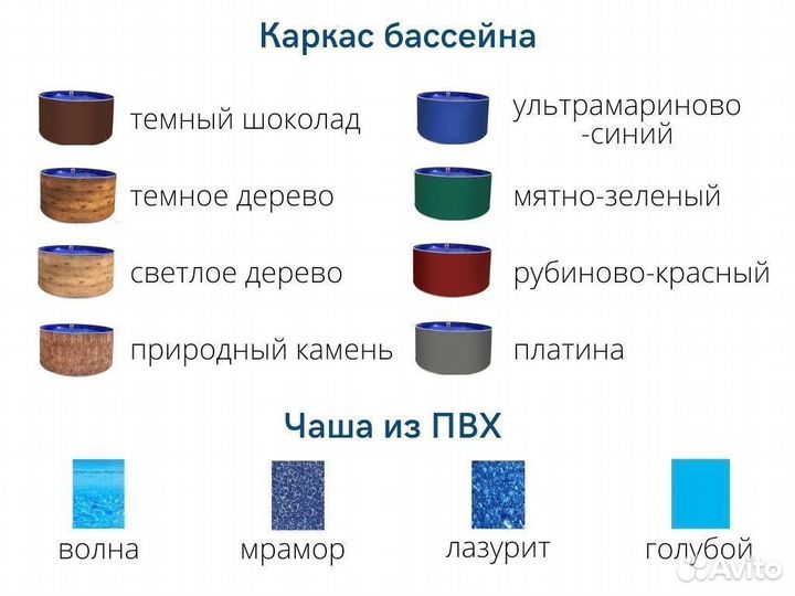 Каркасный бассейн Лагуна