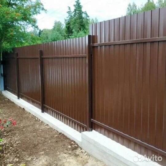 Забор под ключ