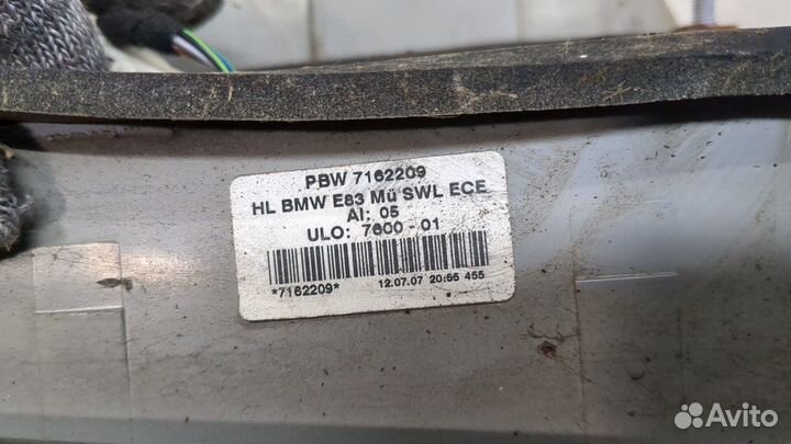 Фонарь (задний) левый BMW X3 E83, 2007