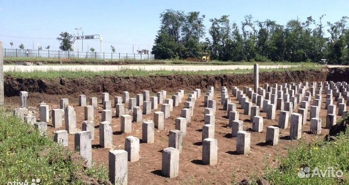 Жб сваи. Фундамент на жб сваях под ключ