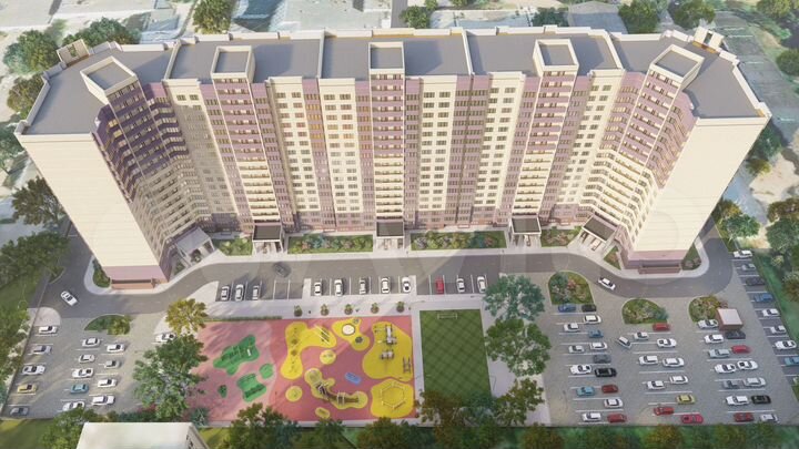 1-к. квартира, 49,1 м², 7/17 эт.