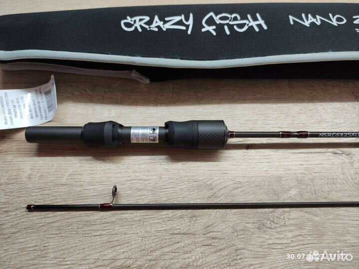 Спиннинг crazy fish nano zero carbon