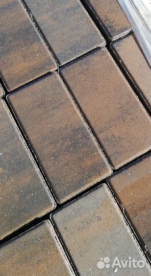 Тротуарная плитка кирпичик