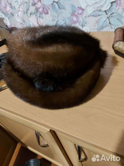 Шапка норковая женская