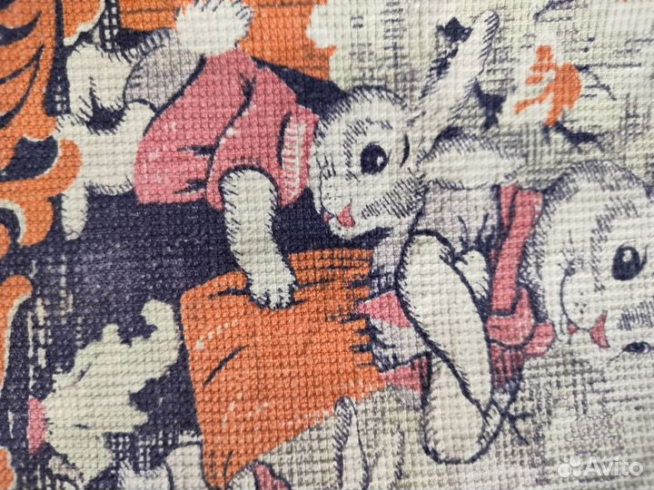 Антикварный детский настенный коврик