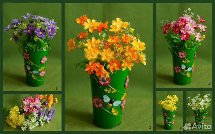 Искусственные цветы для декора