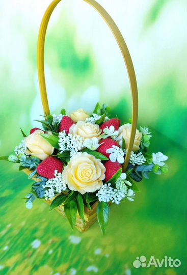 Букет из мыла ручной работы