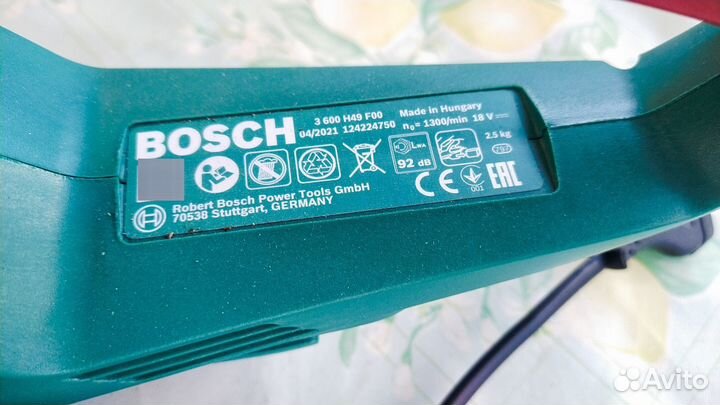 Кусторез аккумуляторный bosch