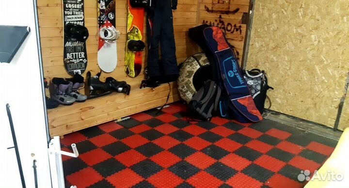 Модульный пол для гаража