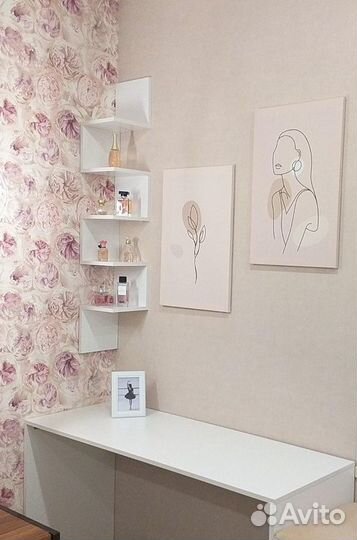 Полка навесная угловая (новая, лофт, не IKEA )