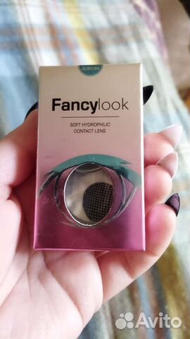 Черные контактные линзы (без зрачка)