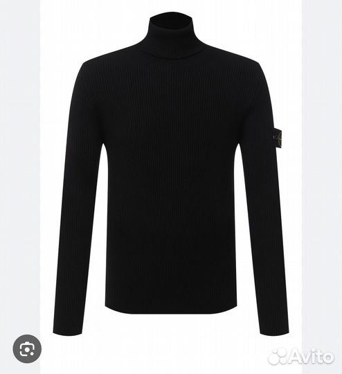 Водолазка Stone Island Black Turtle Neck Wool