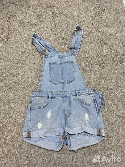 Комбинезон женский летний джинсовый