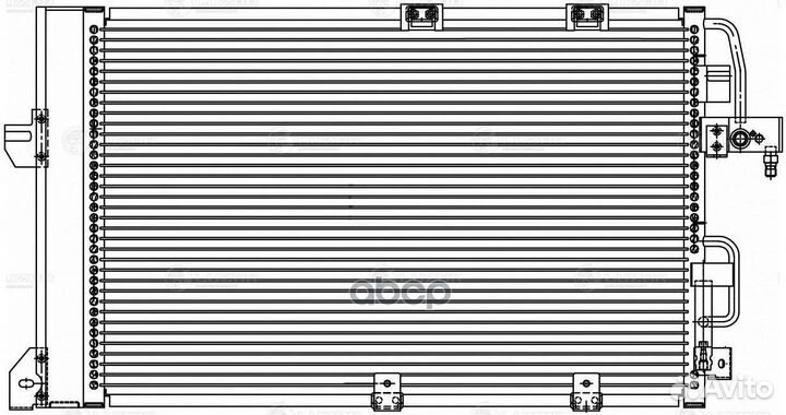 Lrac 2127 радиатор кондиционера Opel Astra G 9