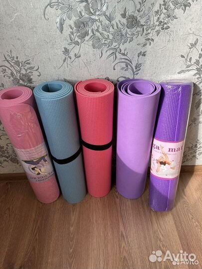 Коврик пенка новый для йоги и фитнеса