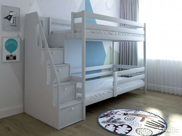 Детская кровать Двухъярусная