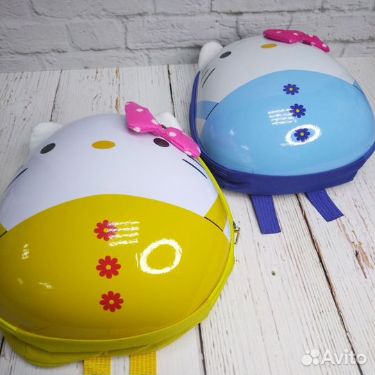 Детский рюкзак hello kiitty голубой