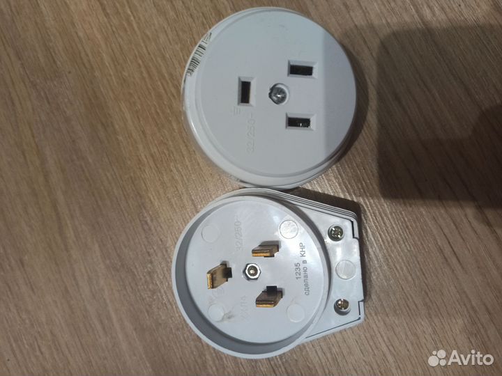 Розетка с вилкой 32А