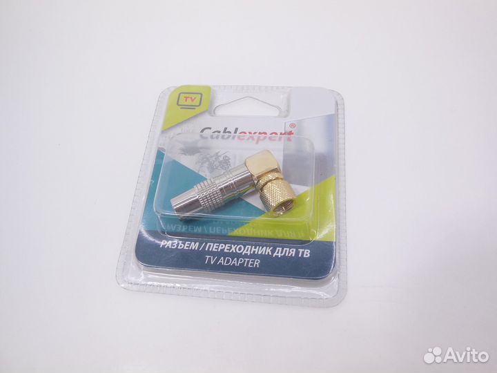 F коннектор угловой для тв кабеля Cablexpert SPL6