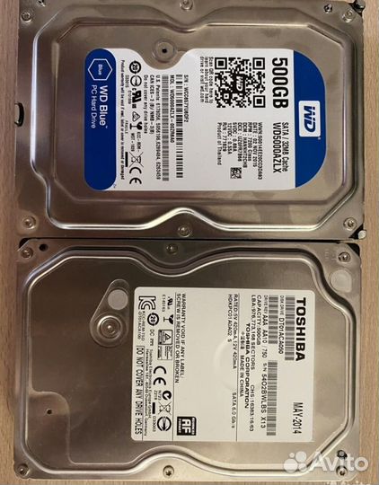 Очистительжесткий диск 500 Gb