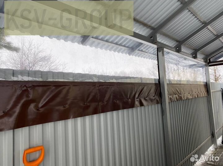 Мягкие окна на беседку